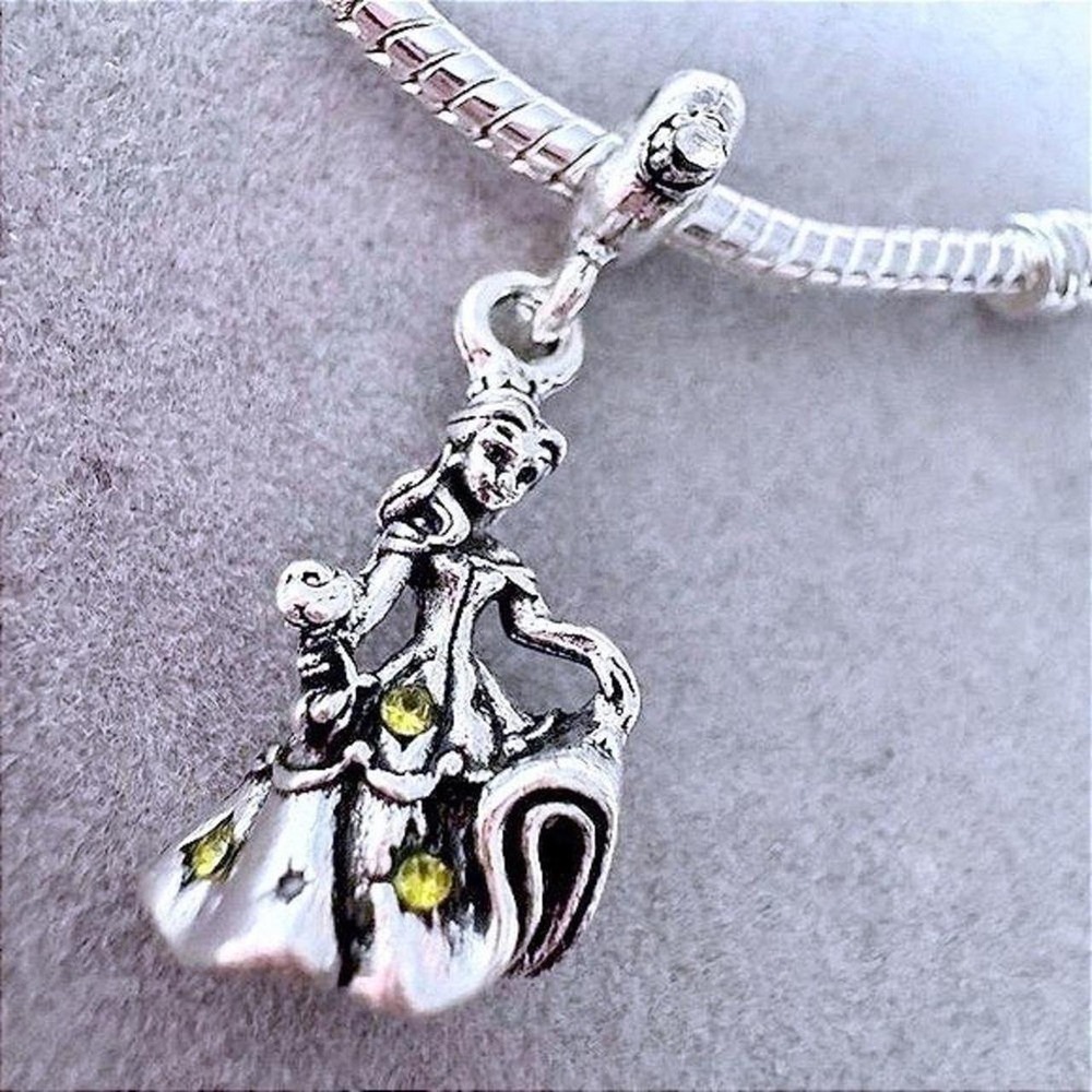 Beauty and the Beast Dangle Charm fits PANDORA